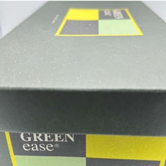 Green Ease leather Slippers with shearling wool lining. 12 N. - Picture 2 of 7